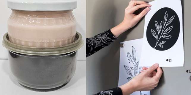 Magnetická barva na různé druhy materiálů